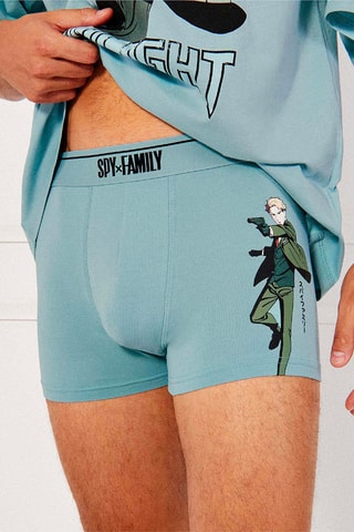 Boxer Loid Forger Spy X Family Spyfamiliz - Bleu clair