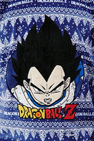 Sweat de pyjama Vegeta Dragon Ball Z Uglyvegetiz - Bleu nuit et blanc