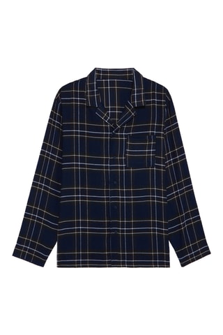 Chemise de pyjama Glasgowiz - Bleu nuit et écru