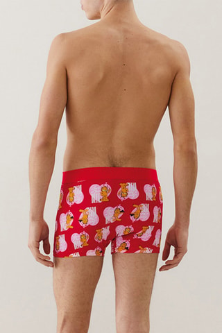 Boxer Garflied - Rouge