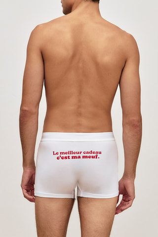 Boxer Giftpackiz - Blanc