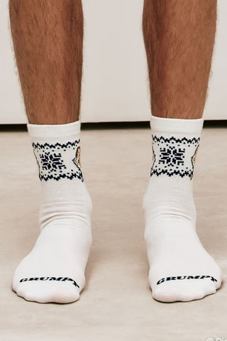 Chaussettes Grincheux Blanche Neige Disney Grumpysockiz - Blanc