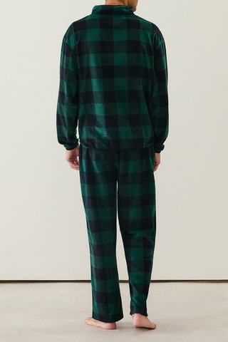 Pantalon de pyjama Carrpolairiz - Vert foncé et noir