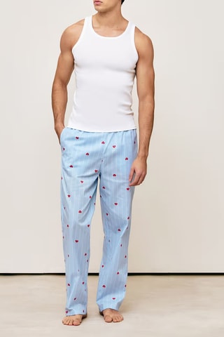 Pantalon de pyjama Luckloviz - Bleu clair