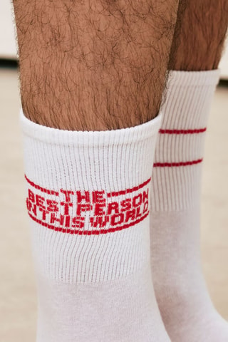 Chaussettes Bestpersoiz - Blanc