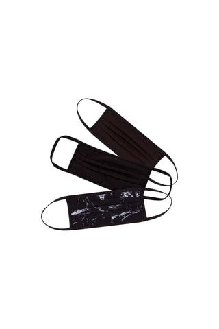 3 masques lavables - Noir