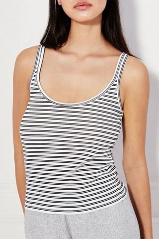 Top de pyjama Beniz - Noir et blanc