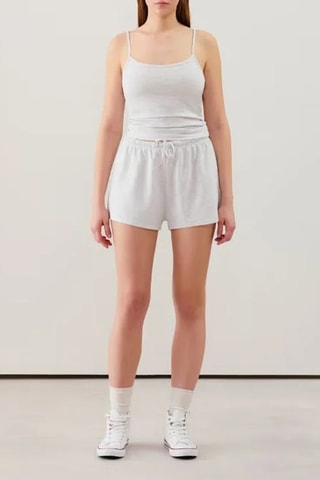 Top de pyjama Adalisiz - Gris clair chiné