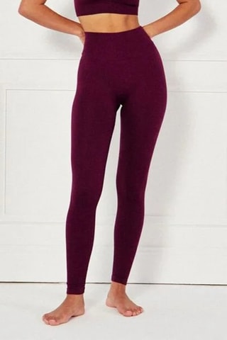 Legging taille haute Austrianiz - Bordeaux