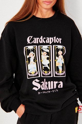 Sweat de pyjama Sakura Kinomoto Cardcaptor Sakura - Noir