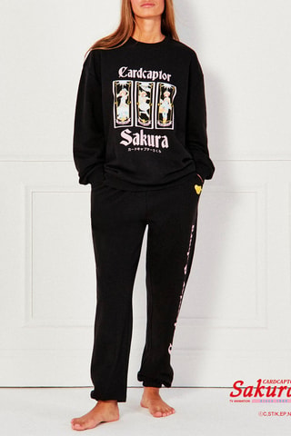 Sweat de pyjama Sakura Kinomoto Cardcaptor Sakura - Noir