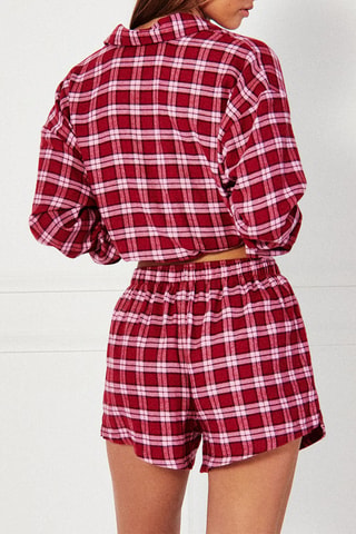 Chemise de pyjama Lenobliz - Rouge