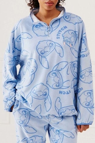 Sweat de pyjama Stitch Lilo et Stitch Disney Mystitchiz - Bleu clair