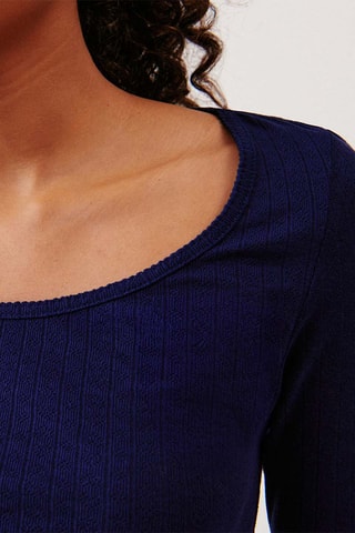 Pull de pyjama Blossomiz - Bleu foncé