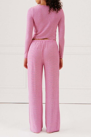 Crop top de pyjama Berryliz - Rouge