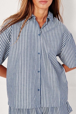 Chemise de pyjama Azureiz - Bleu marine
