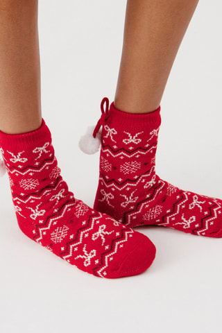Chaussettes Nonosockiz - Rouge