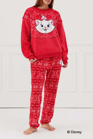 Sweat de pyjama Marie Les Aristochats Disney Bowmariz - Rouge