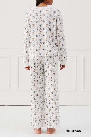 T-shirt de pyjama Mickey, Pluto et Donald Disney Ilovemickiz - Blanc