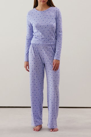 T-shirt de pyjama Nightbasiciz - Bleu cobalt