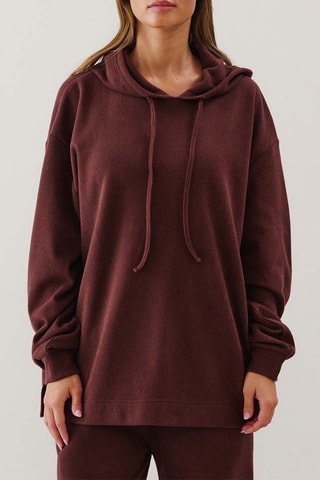 Sweat de pyjama à capuche Comfyliz - Marron foncé
