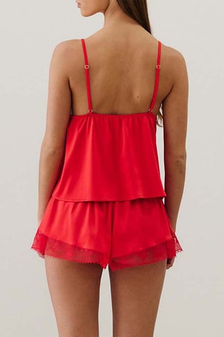 Caraco de pyjama Inayaiz - Rouge