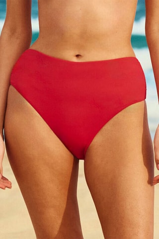Bas de maillot taille haute Swimbasiciz - Rouge