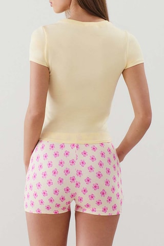 T-shirt de pyjama Newjutiz - Jaune
