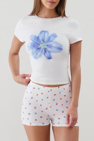 T-shirt de pyjama Newjutiz - Ecru