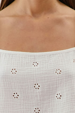Top de pyjama Cobrodiz - Ecru