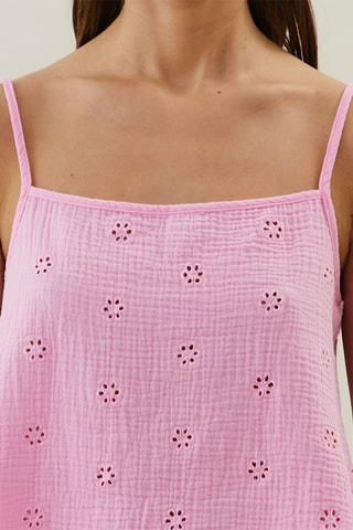 Top de pyjama Cobrodiz - Rose