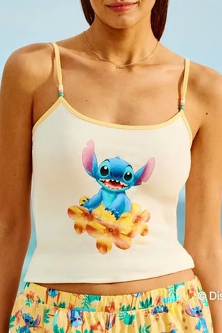Top de pyjama Stitch Liko et Stitch Disney Hawaiistitchiz - Blanc