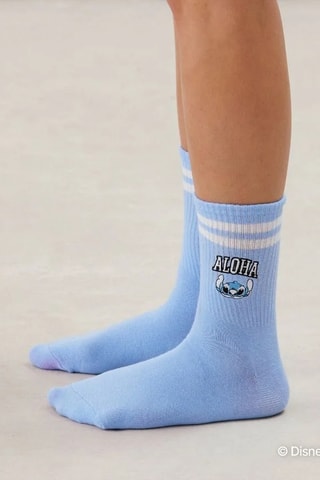 Chaussettes Stitch Lilo et Stitch Disney Coolstitchiz - Ciel