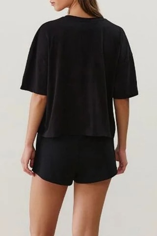 T-shirt de pyjama Facebilliz - Noir