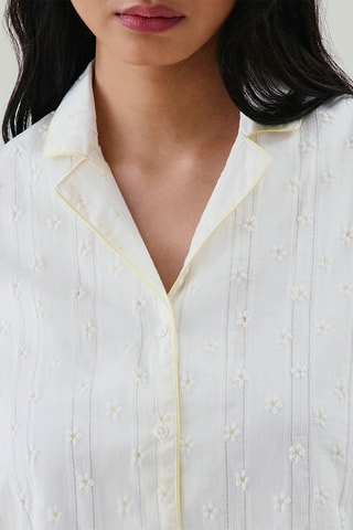 Chemise de pyjama Partyfloriz - Ecru