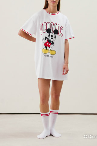 Chemise de nuit Mickey Disney - Blanc