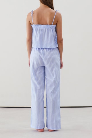 Top de pyjama Seastripiz - Ciel