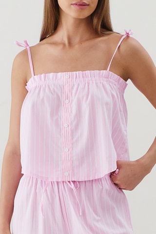 Top de pyjama Seastripiz - Rose
