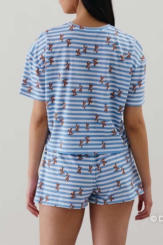 Pyjama Tic et Tac Disney Stripetictaciz - Bleu et blanc
