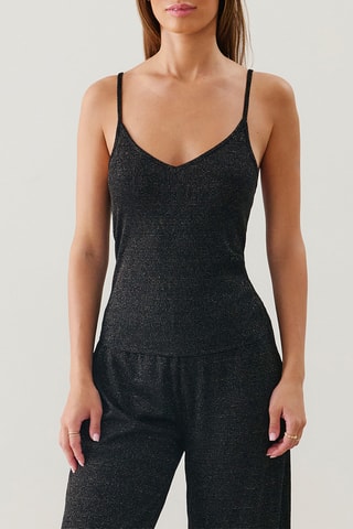 Top de pyjama Debolurexiz - Noir