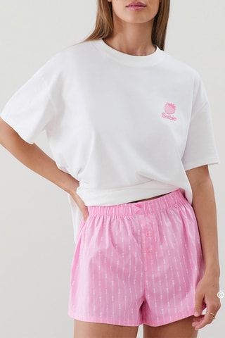 T-shirt de pyjama Barbie Multibarbiz - Ecru