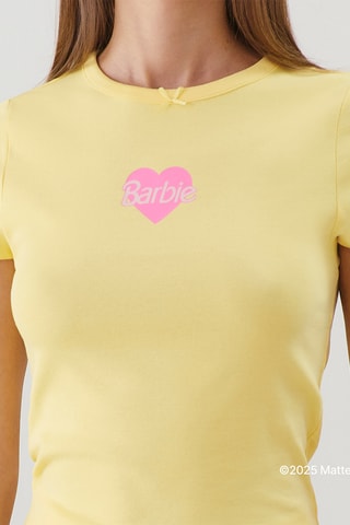 T-shirt de pyjama Barbie - Jaune