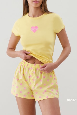 T-shirt de pyjama Barbie - Jaune