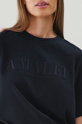 T-shirt de pyjama Lacemyiz - Noir