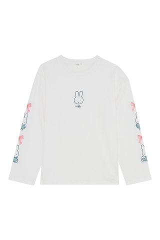 T-shirt de pyjama Miffy Miffy et ses amis - Blanc