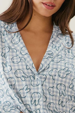 Chemise de pyjama Miffy Miffy et ses amis - Bleu
