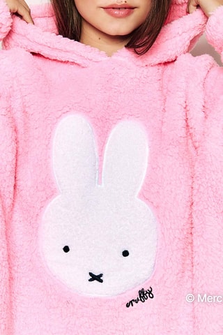 Sweat de pyjama à capuche Miffy Miffy et ses amis - Rose