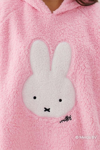 Sweat de pyjama à capuche Miffy Miffy et ses amis - Rose