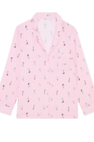 Chemise de pyjama Snoopy et les Peanuts Flasnoopyiz - Rose