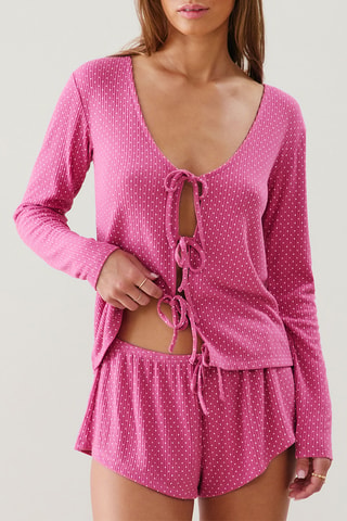 Chemise de nuit Dotepointiz - Rose